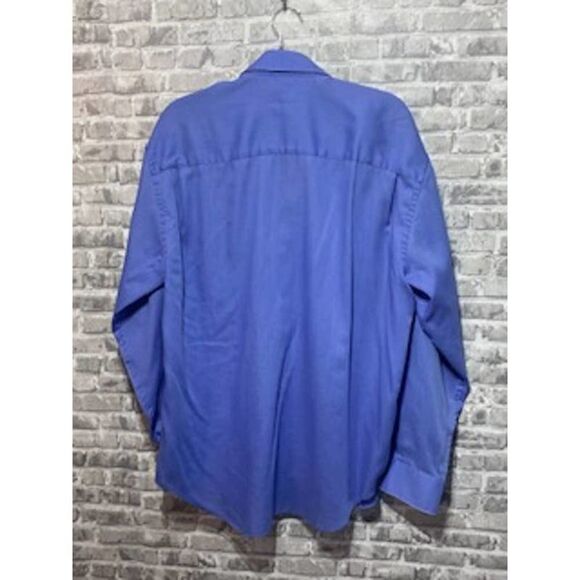 YSL BLUE BUTTON UP DRESS SHIRT - Picture 4 of 6